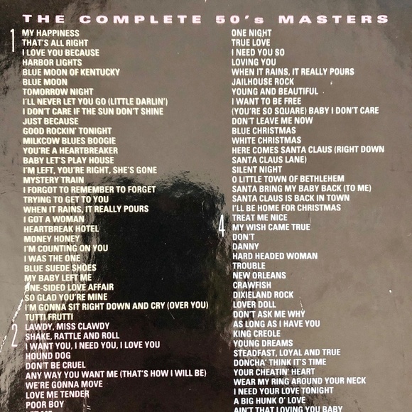 Elvis, The Complete 50s Masters, 1992, Vintage,‎ 5, Cassette, Box Set - Picture 12 of 16